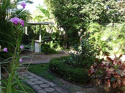 Backyard at Villa Verde.