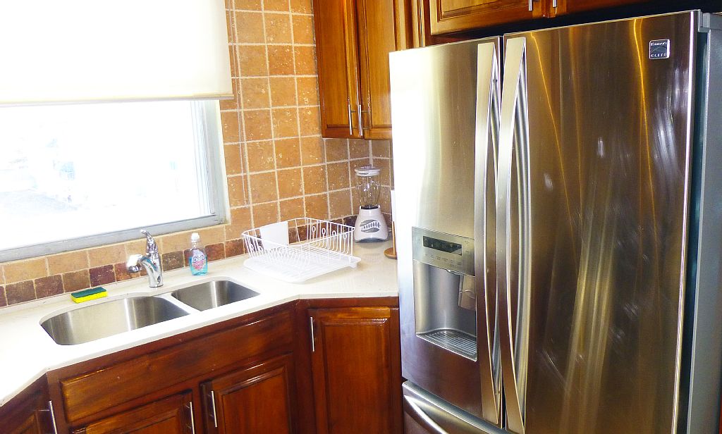 Refrigerator is big enough to store all your groceries.