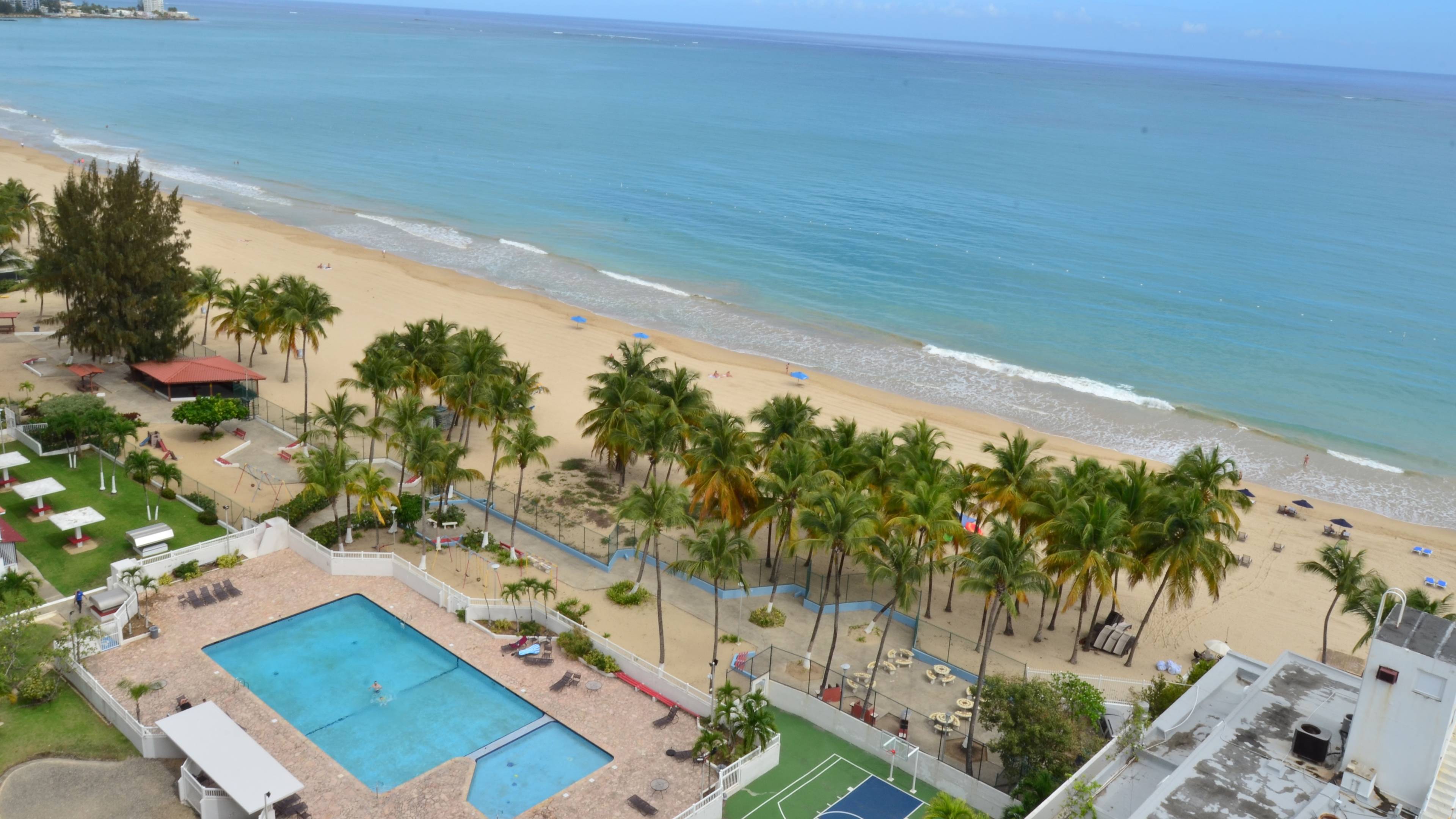 A spectacular view from the balcony of Isla Bella