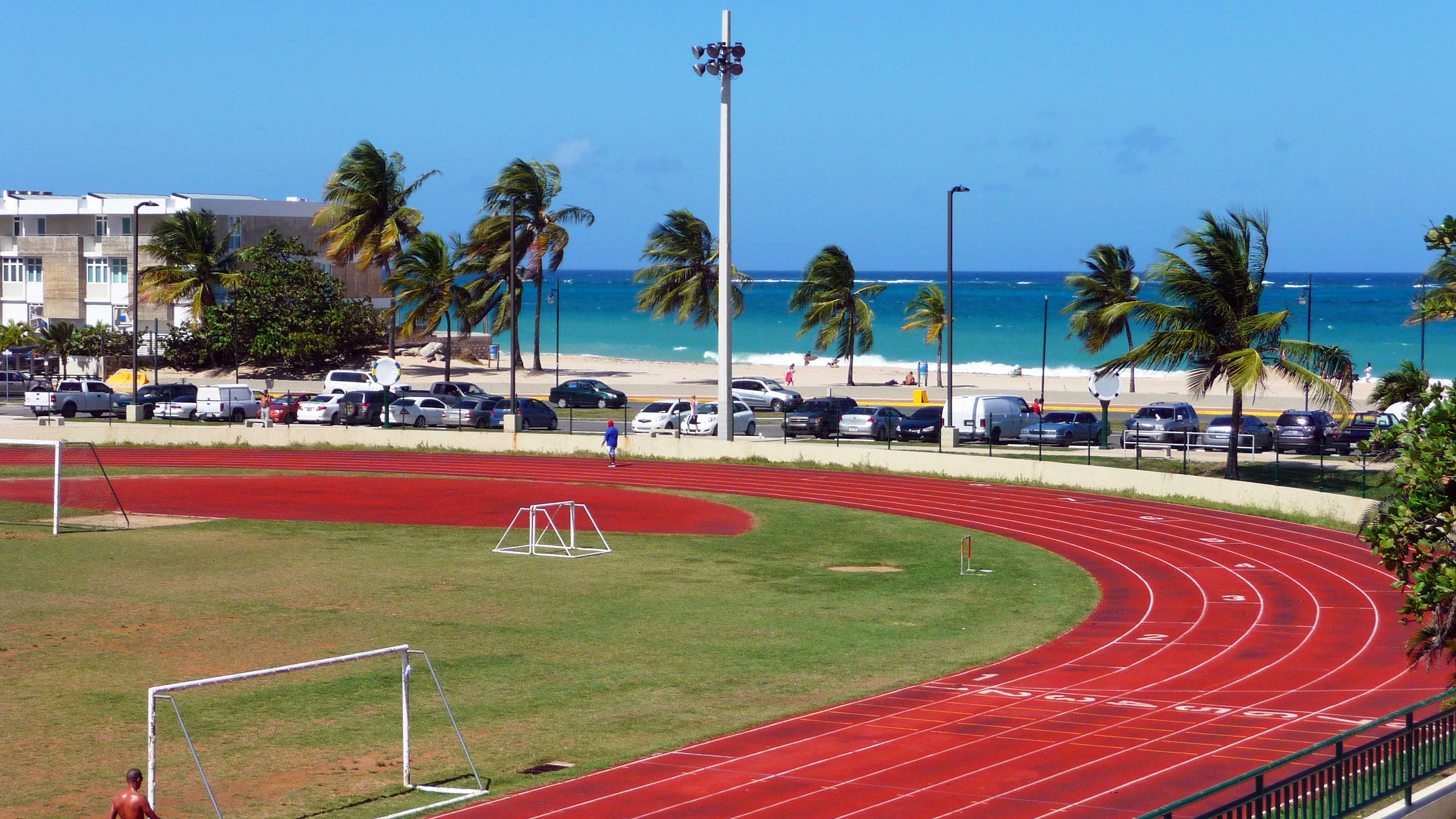 Barbosa Park is just one block away and the closest bus stop